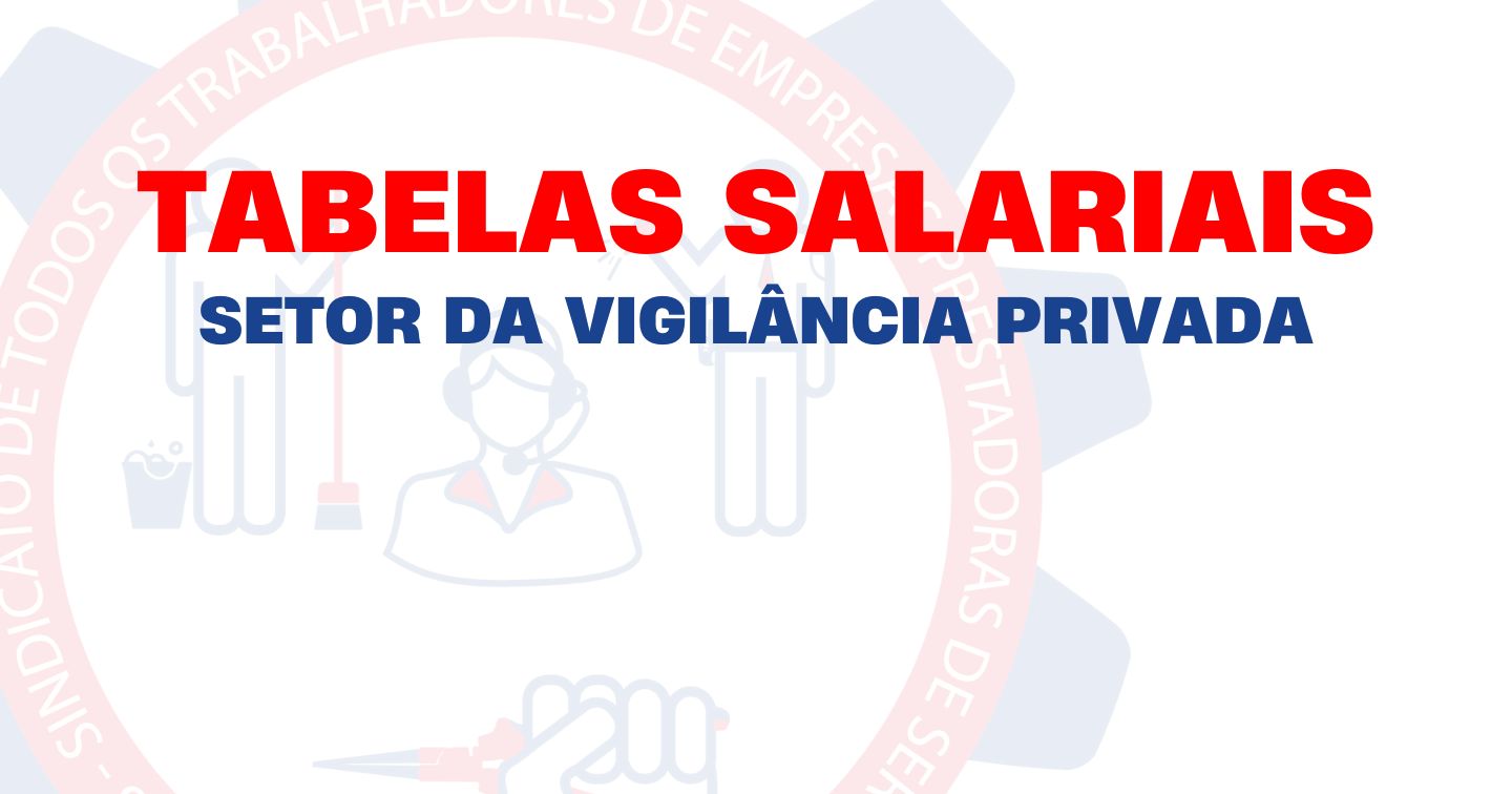 Tabelas Salariais - Vigilância